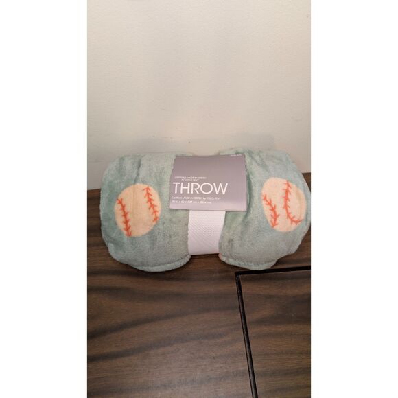 Baseball Throw Blanket BY OEKO-TEX | 50" X 60" | Target Finds - Picture 1 of 4